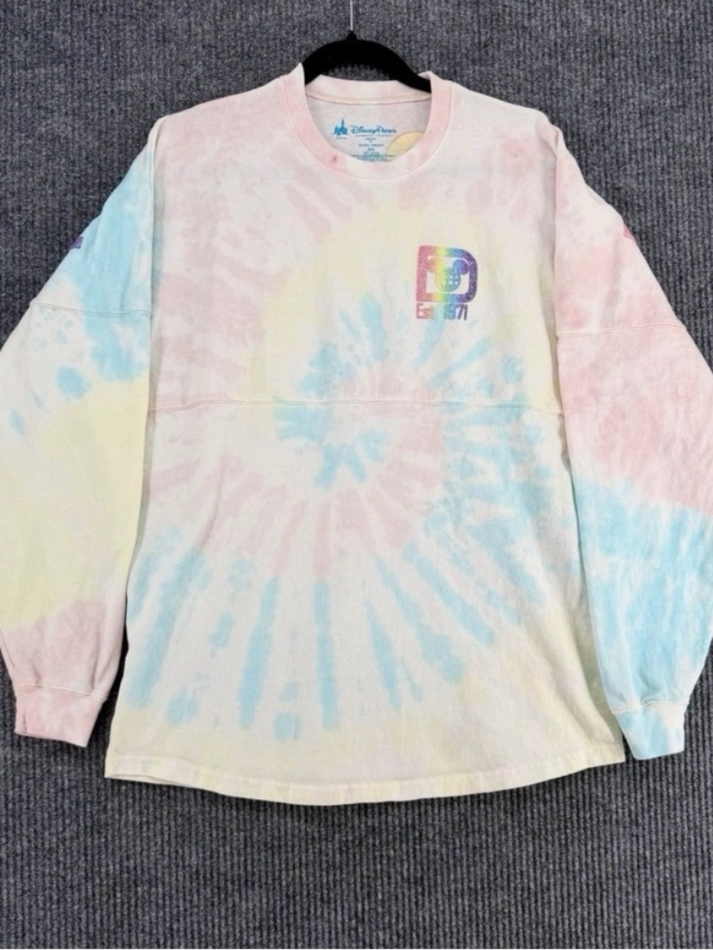 Walt Disney World Tie Dye Rainbow Spirit Jersey